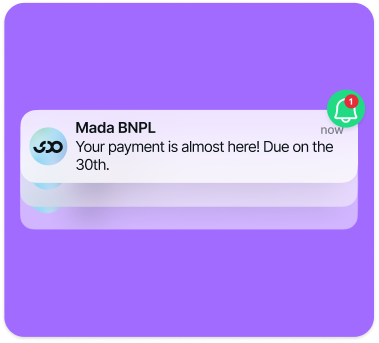 Split into 4 easy payments